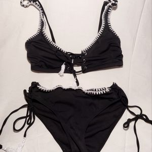 Adore Me Black and White Bikini